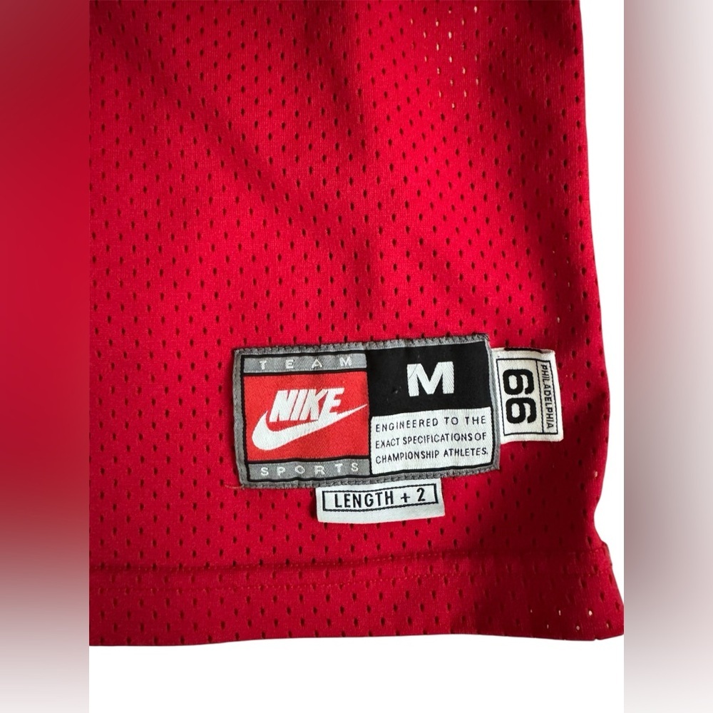 Vintage Nike 1966 Rewind Philadelphia 76ers Allen Iverson 3 Throwback Jersey M - Picture 2 of 5